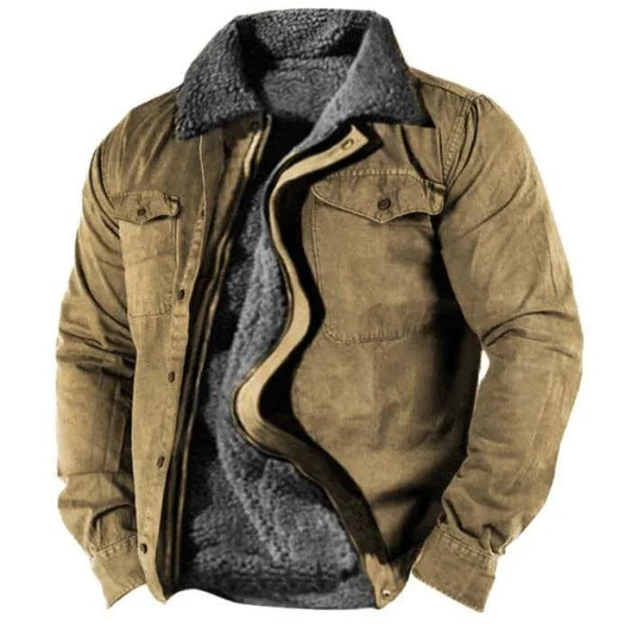 Veste chaude décontractée ample pour homme