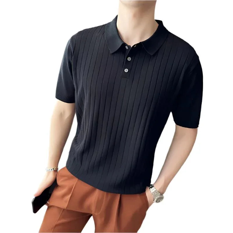 Polo décontracté boutonné