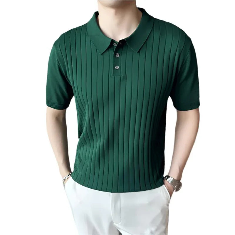 Polo décontracté boutonné