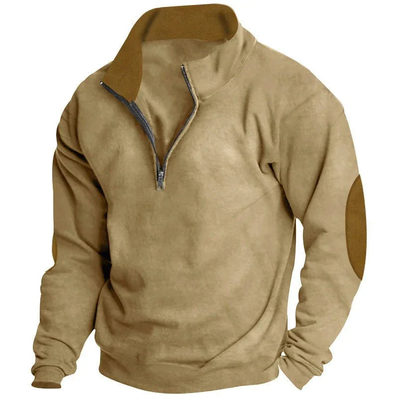 Freizeitpullover mit Stehkragen