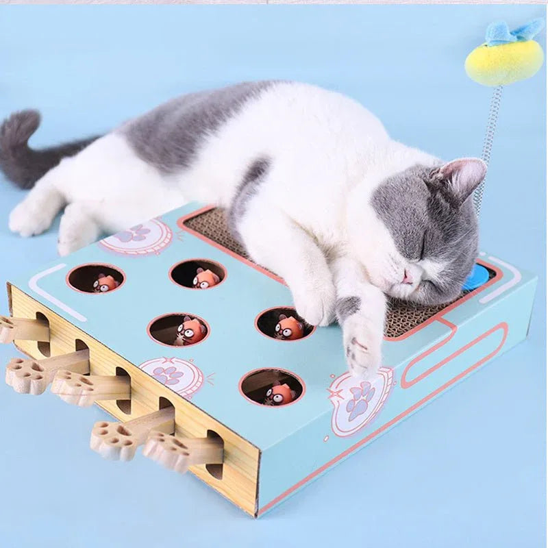 Jouet Teaser pour chat Whack-A-Mole