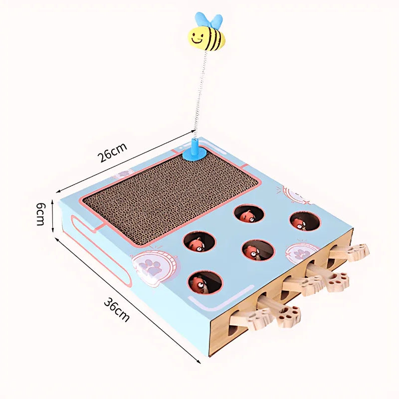 Jouet Teaser pour chat Whack-A-Mole