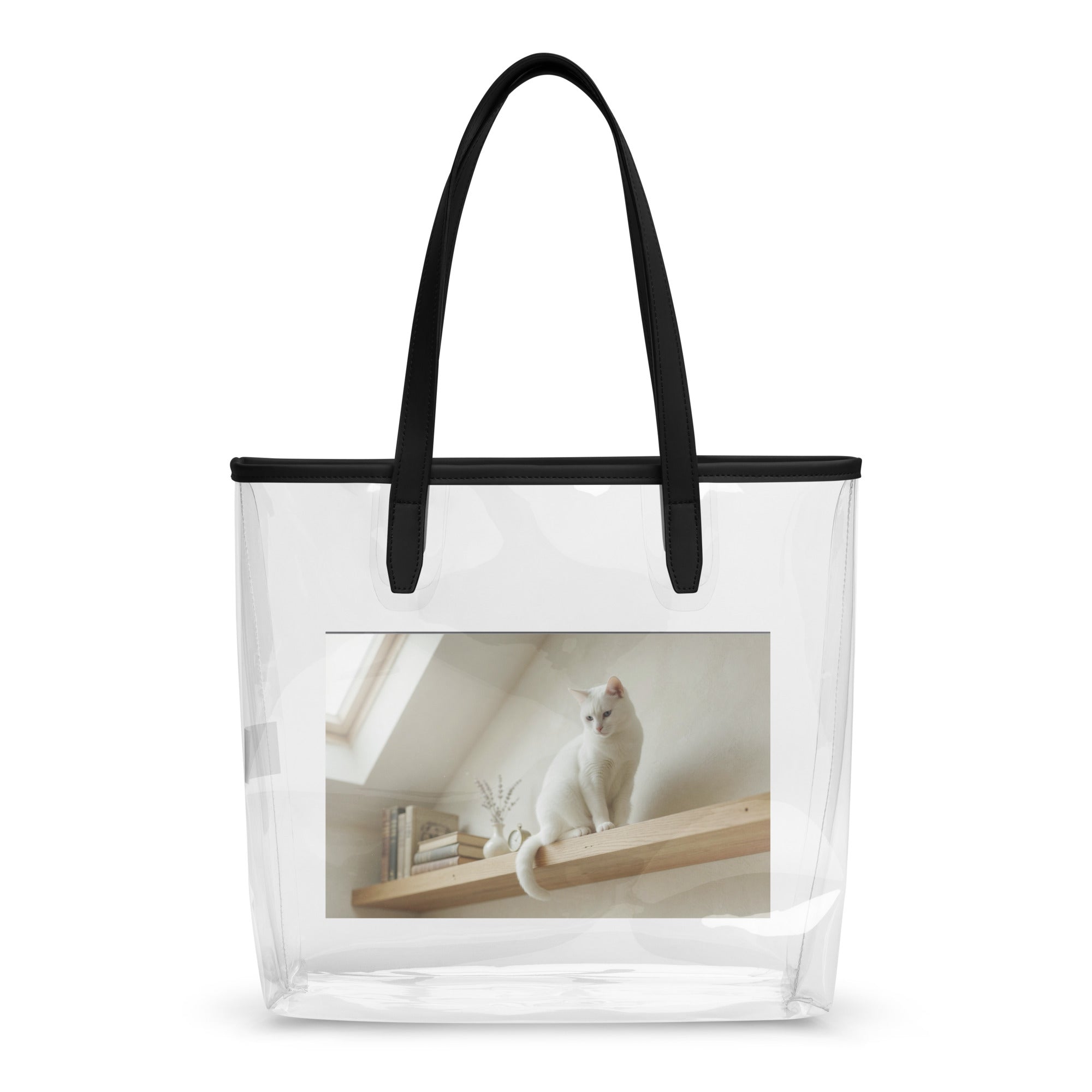 Clear tote bag