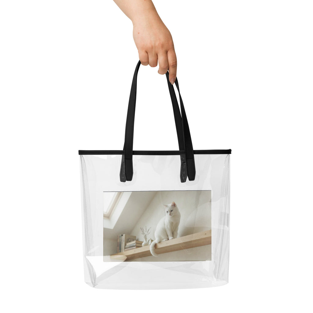 Clear tote bag