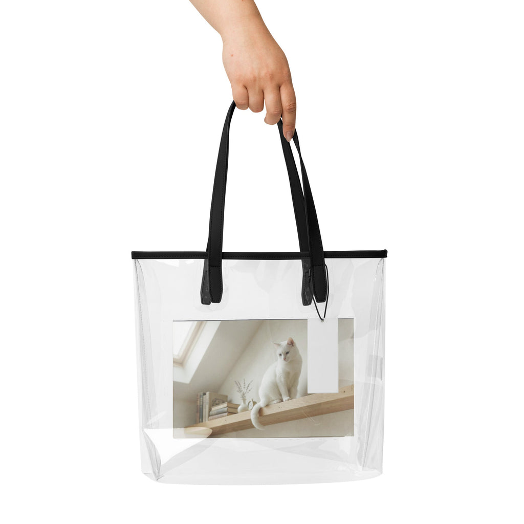 Clear tote bag