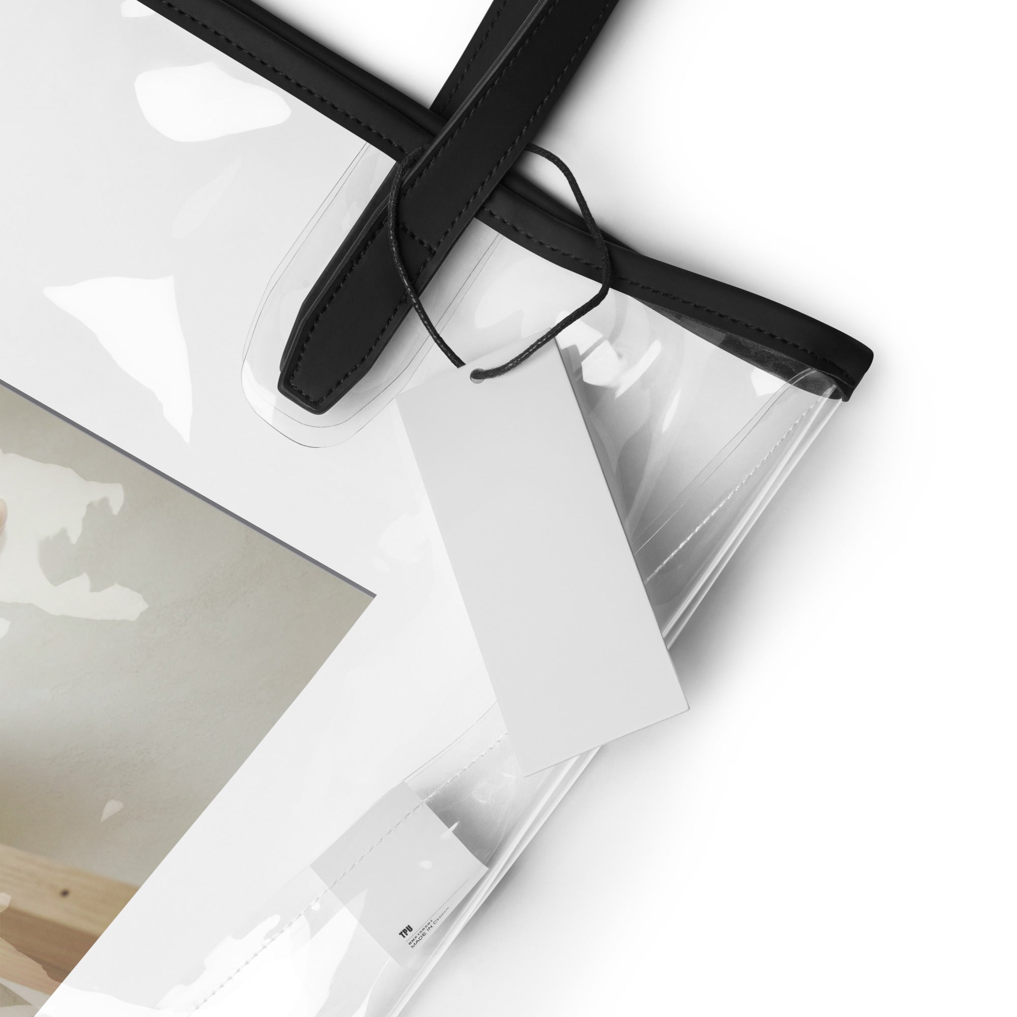 Clear tote bag