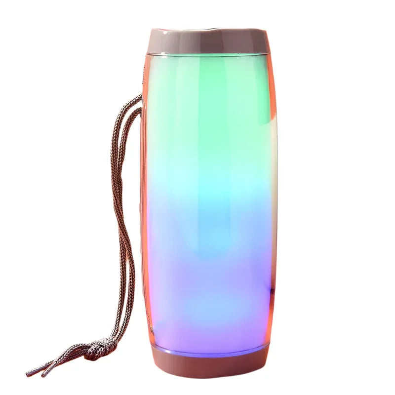 Haut-parleur Bluetooth sans fil avec lumières colorées