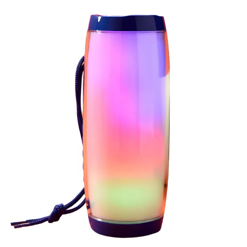 Haut-parleur Bluetooth sans fil avec lumières colorées