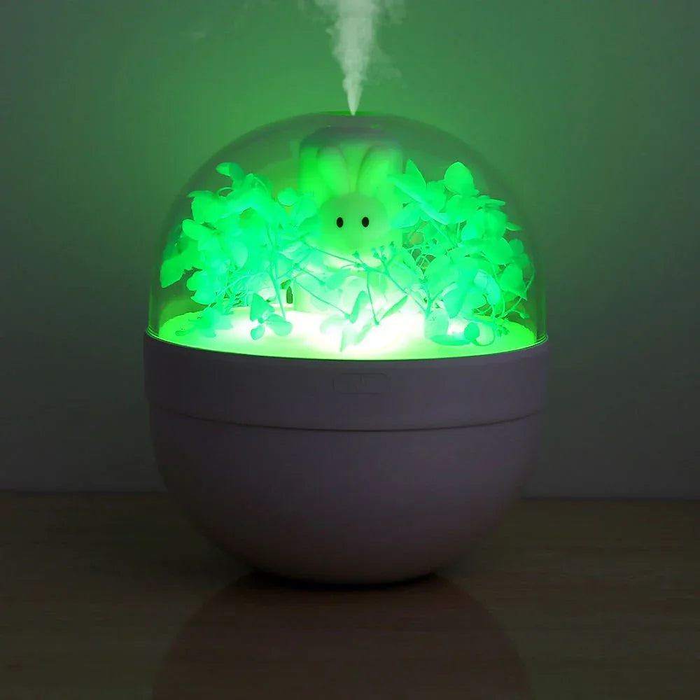 Mini-humidificateur d'air créatif DIY USB lapin chéri pour la maison