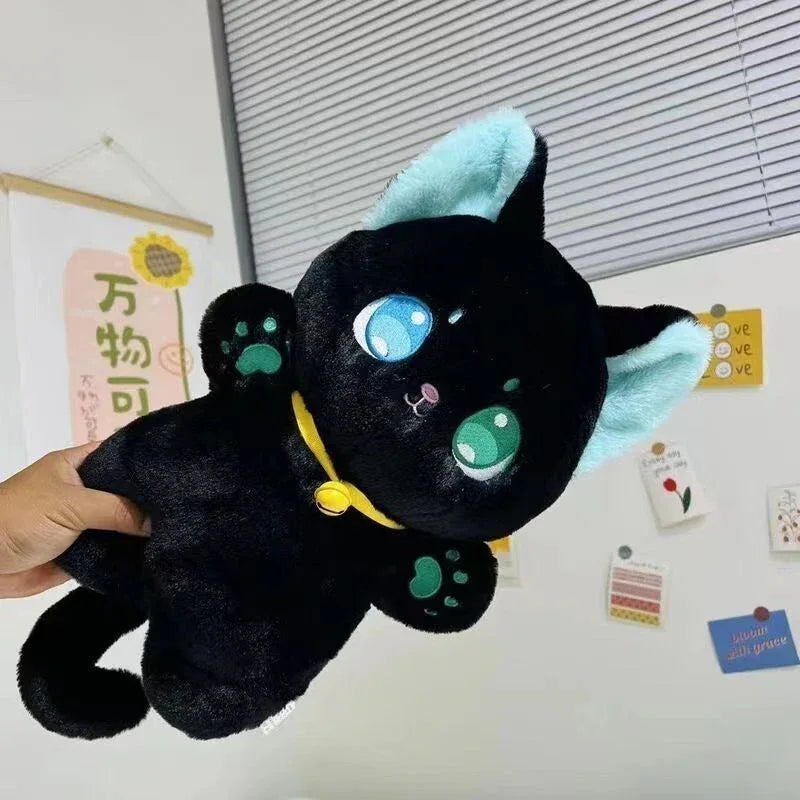 Süße schwarze Katze Puppe Plüschtiere