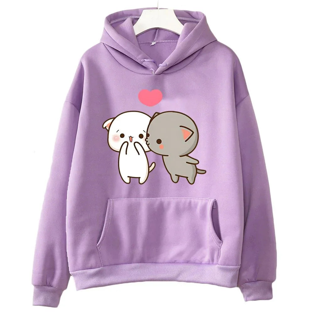 Sweat à Capuche au Design Mignon pour Femme