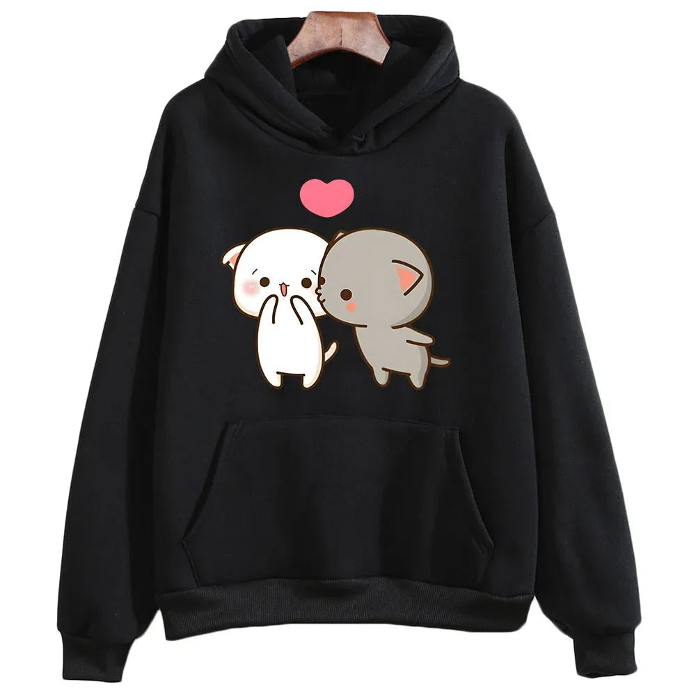 Sweat à Capuche au Design Mignon pour Femme
