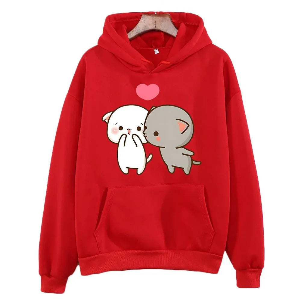 Sweat à Capuche au Design Mignon pour Femme