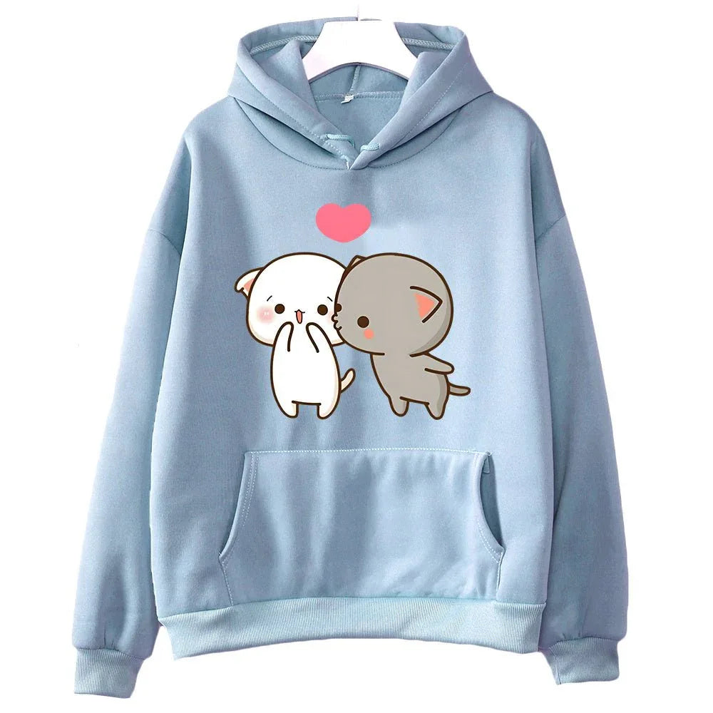 Sweat à Capuche au Design Mignon pour Femme