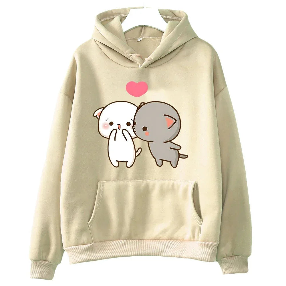 Sweat à Capuche au Design Mignon pour Femme