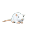 Niedliche weiche weiße Maus Plüschtierpuppe