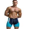 Short de bain cinq points pour hommes de couleur assortie