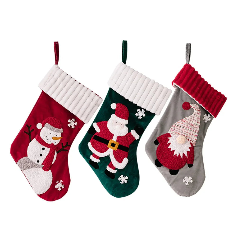 Décorations de Noël Chaussettes Sacs cadeaux