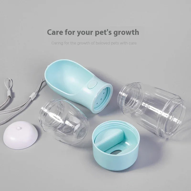 Bouteille d'eau et nourriture portable pour chien