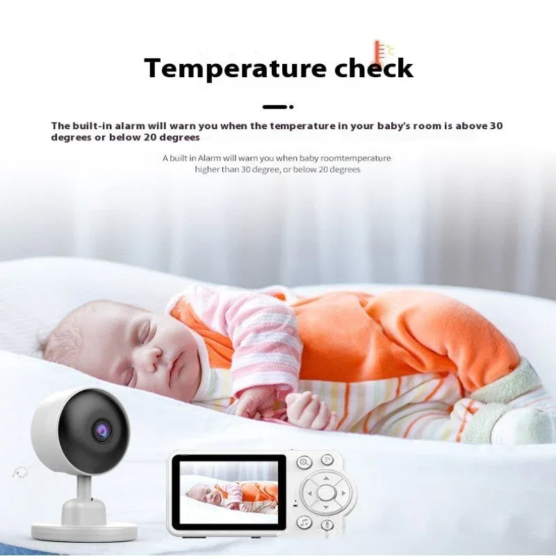 Produit de sécurité : Moniteur Bébé et Nourrisson Vision Nocturne Infrarouge WIFI Sans Fil Télécommandé