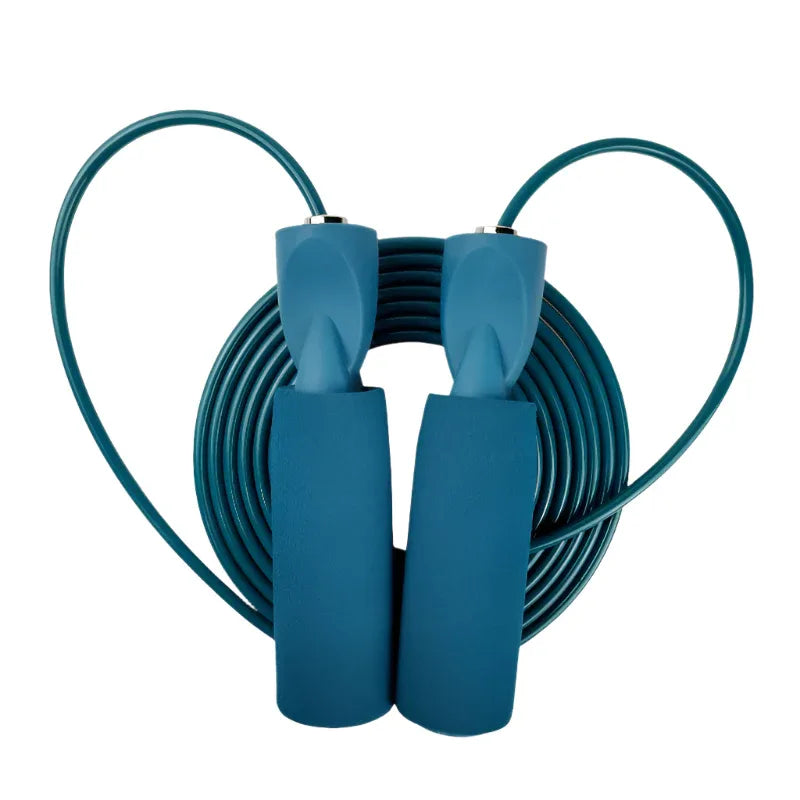 Corde à sauter de fitness en PVC avec câble métallique en acier
