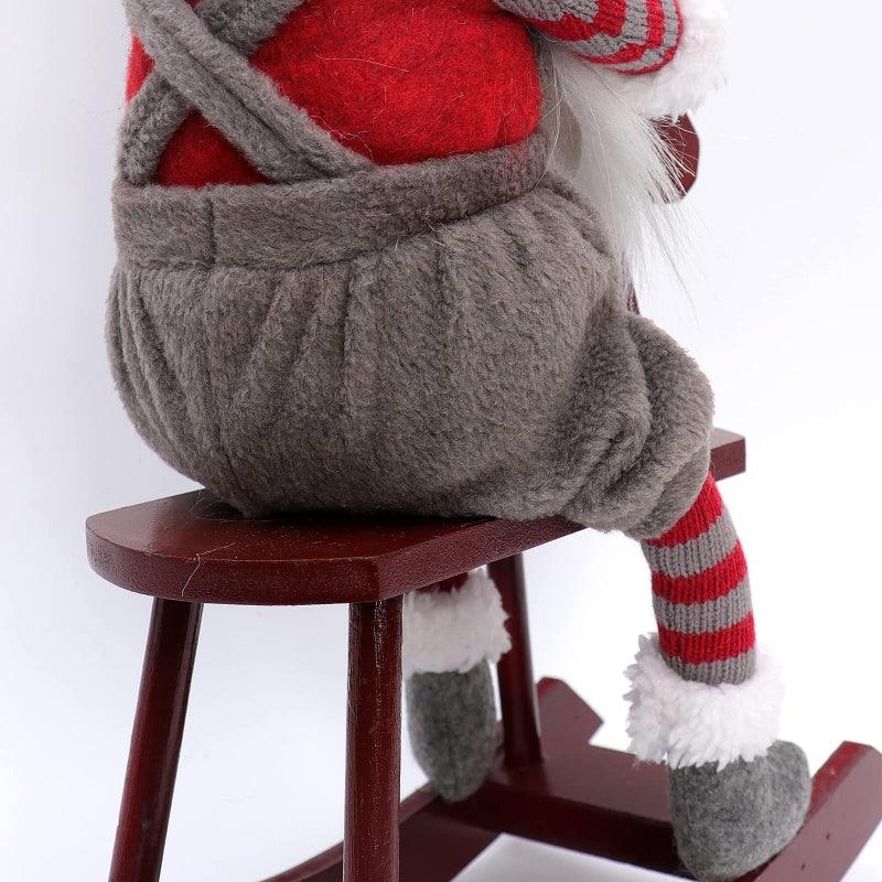 Poupées de Noël sans visage à suspendre décorations ornements