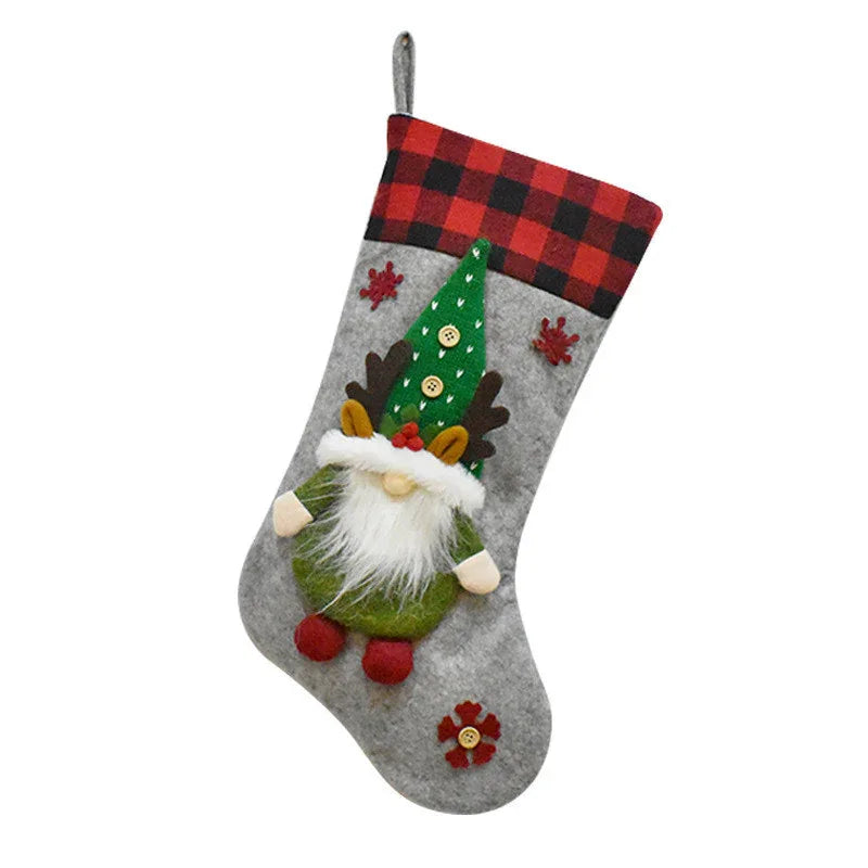 Chaussette de Noël Décorative à Suspendre pour Cadeaux
