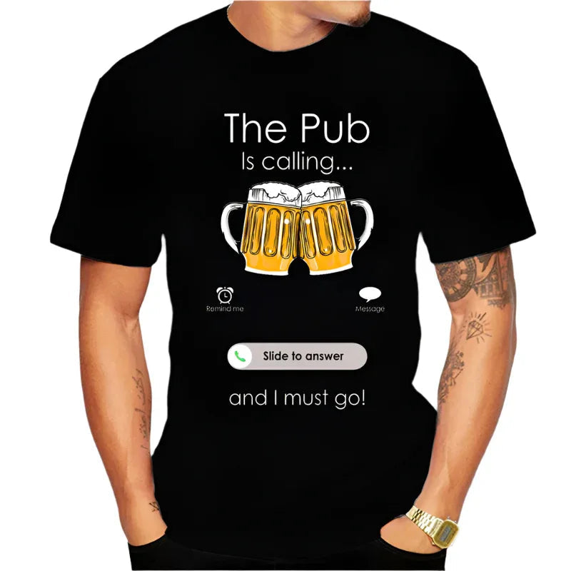 Herren Casual Friday Bier T-Shirts