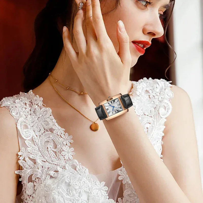 Mode Quarz Armbanduhr Damenuhr