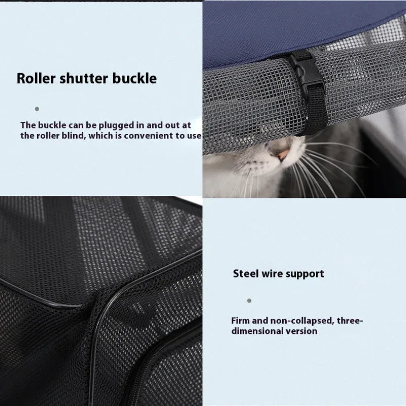 Erweiterbarer Atmungsaktiver Bequemer Hunde Katzen Haustier Rucksack