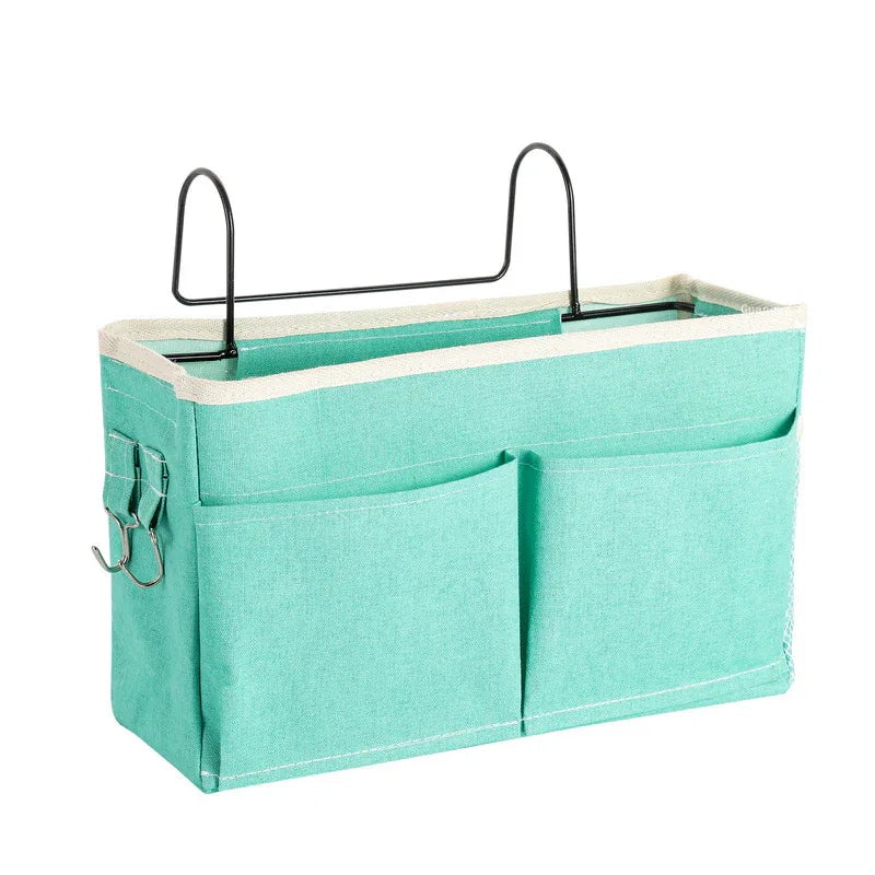 Panier suspendu de chevet pour dortoir, étagère de rangement de chambre à coucher