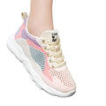 Baskets décontractées à lacets pour femmes Chaussures polyvalentes respirantes et légères pour la marche et la course à pied