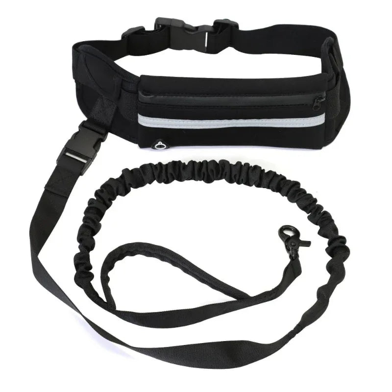 Freihändige Hundeleine und Bauchtasche für Haustiere