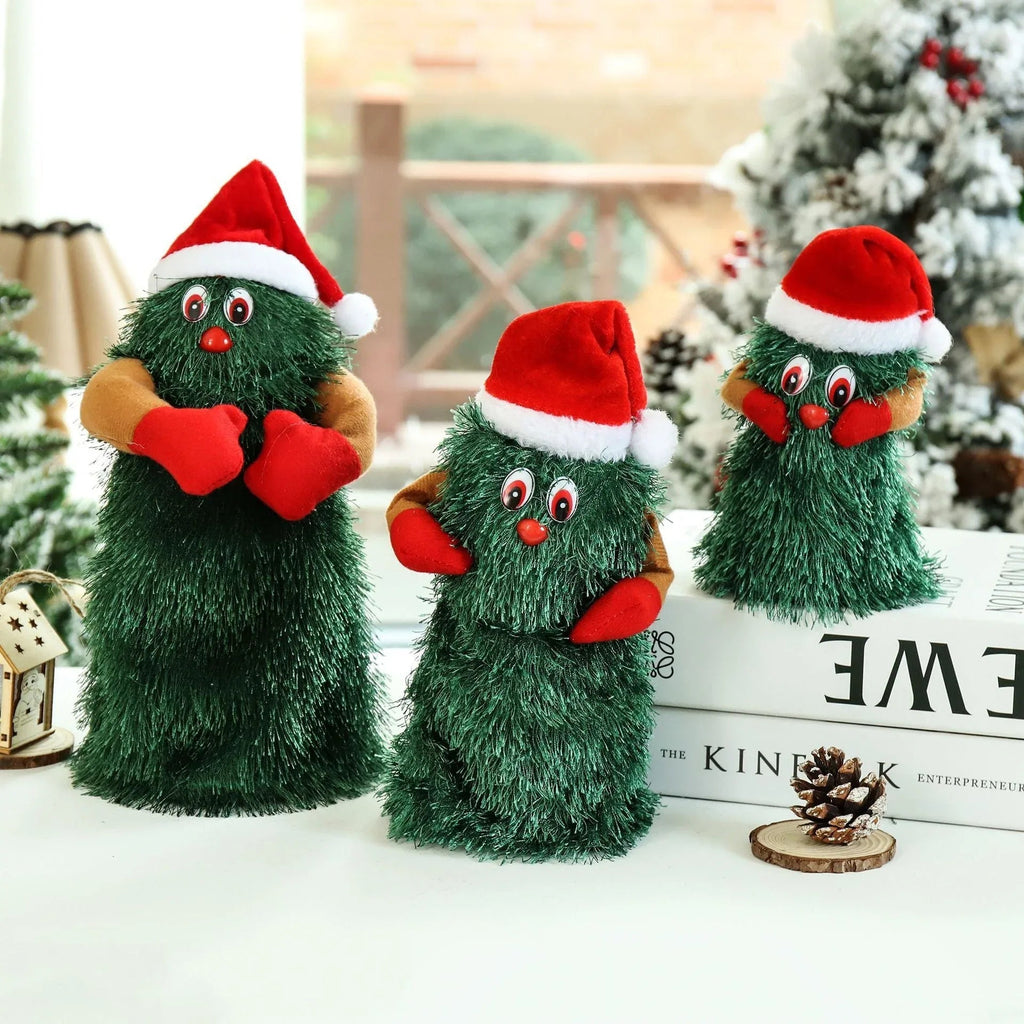 Elektrischer tanzender Weihnachtsbaum Weihnachts-Stofftier Dekoration