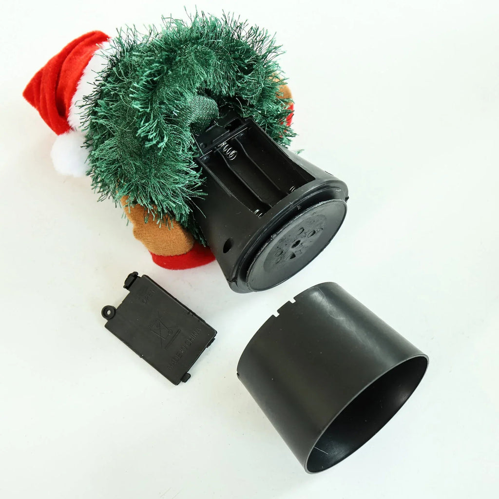 Elektrischer tanzender Weihnachtsbaum Weihnachts-Stofftier Dekoration