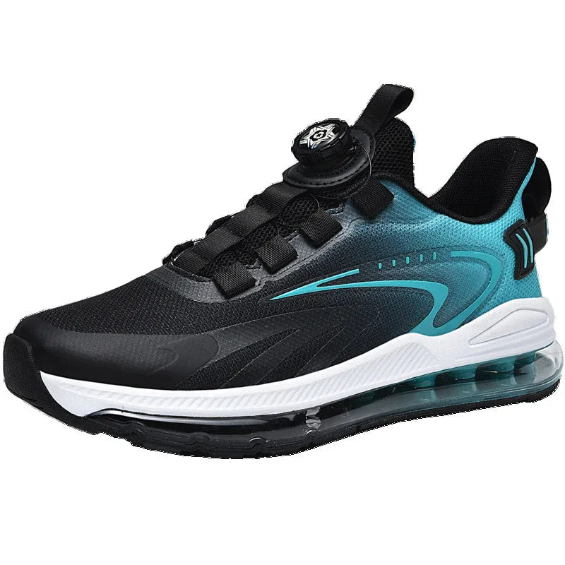 Drehschnalle Vollgewebte Luftkissen-Sneaker Laufschuhe