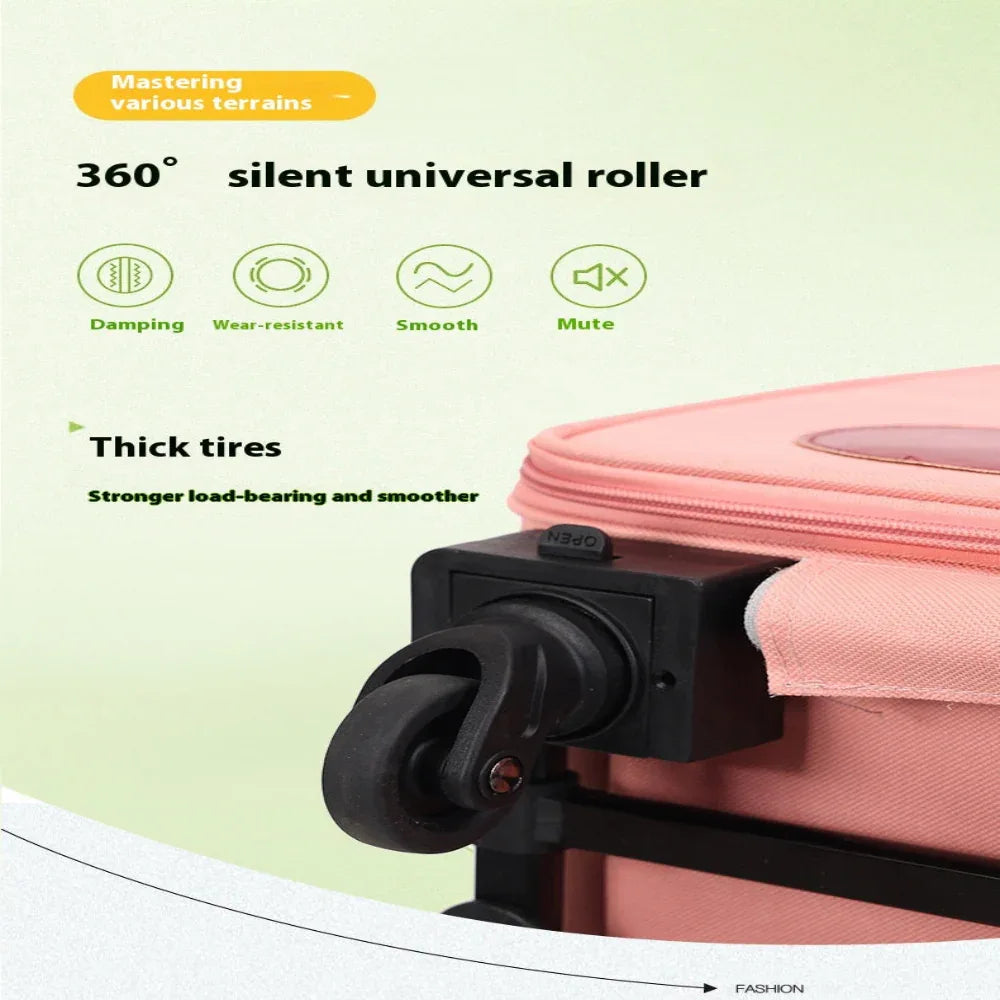 Sac de transport à roulettes polyvalent pour chat
