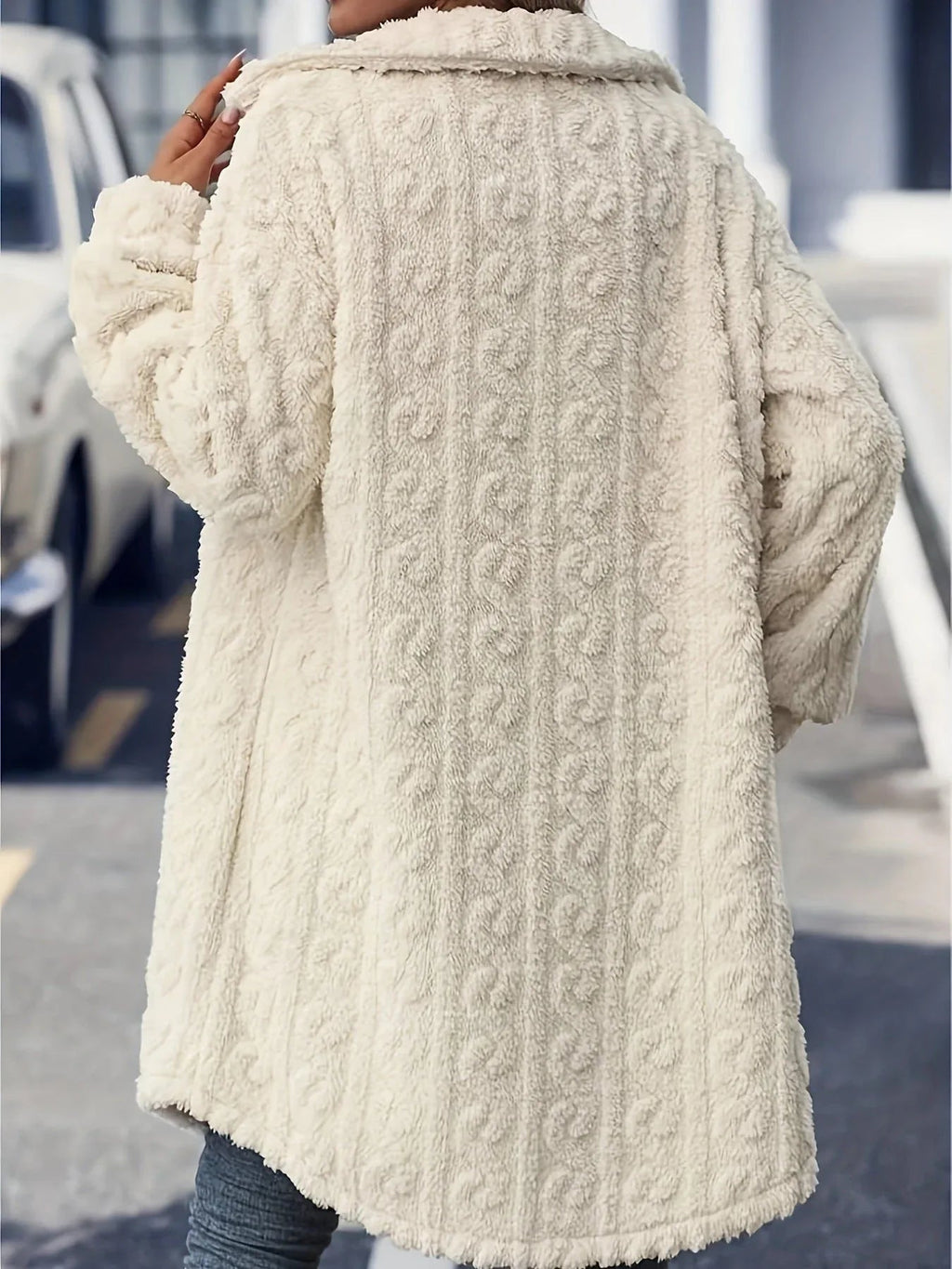 Manteau Long Décontracté Femme