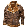Modische Verdickte Herren-Pelzmantel-Jacke