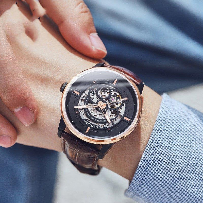 Modische mechanische Herrenuhr für den Alltag