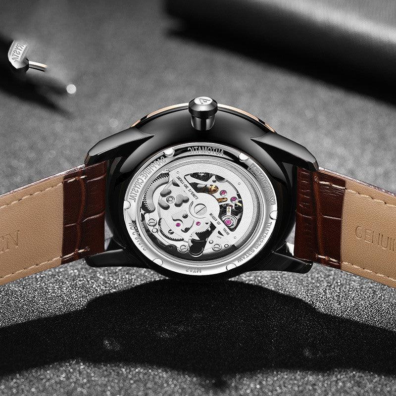 Modische mechanische Herrenuhr für den Alltag