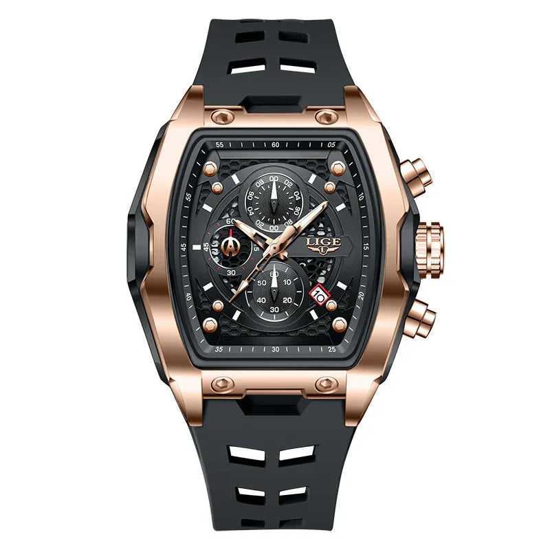 Montre à quartz pour hommes décontractée et tendance