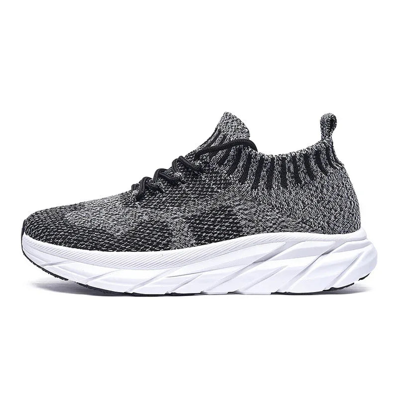Herren Übergröße Flyknit Freizeitschuhe mit Absatzerhöhung