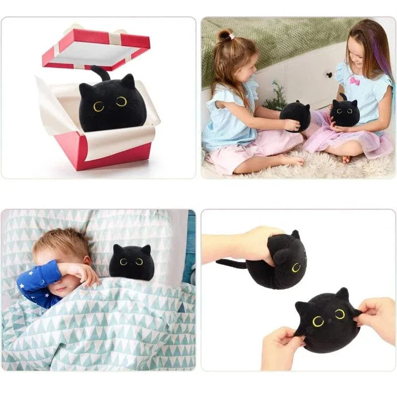Kuscheltier Schwarze Katze Plüschtier