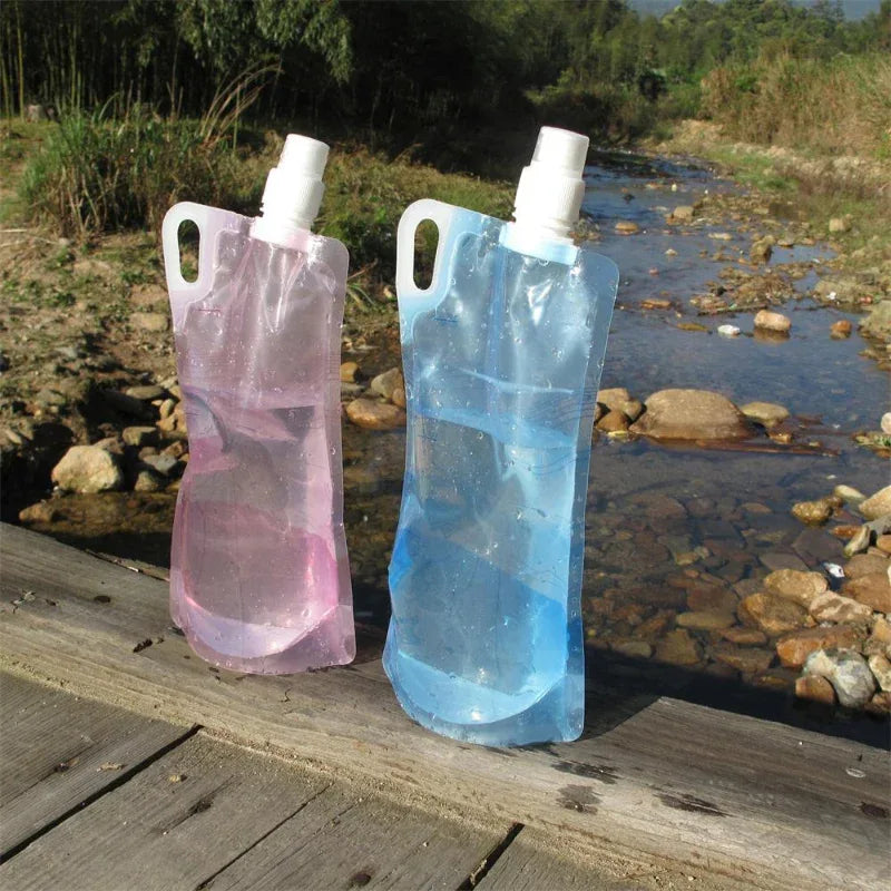 Sac de rangement pliable pour bouteille d'eau de 1 L