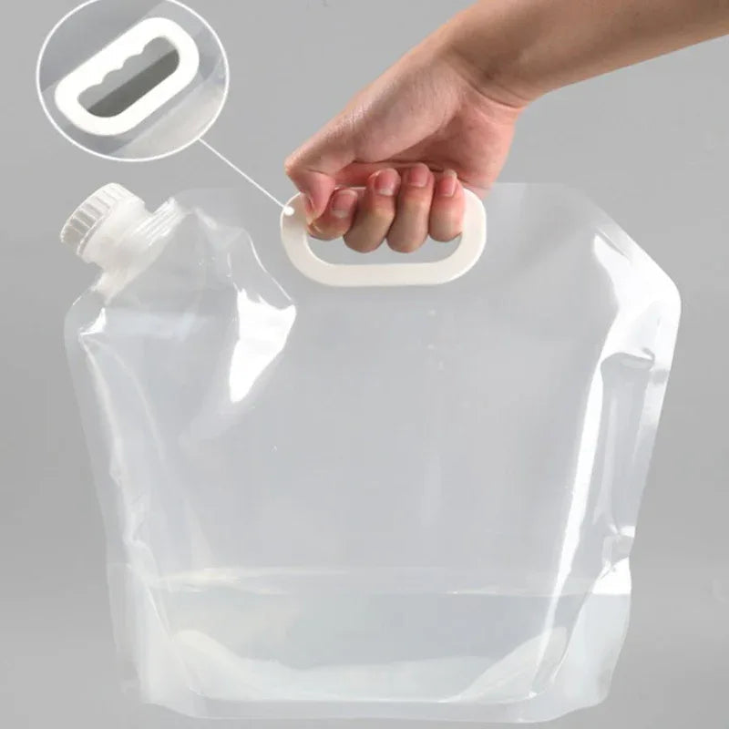 Sac de rangement d'eau pliable portable grande capacité Équipement de camping