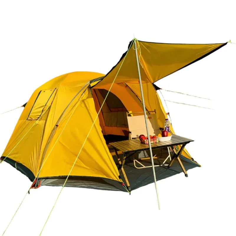 Tente de camping extérieure pour quatre personnes