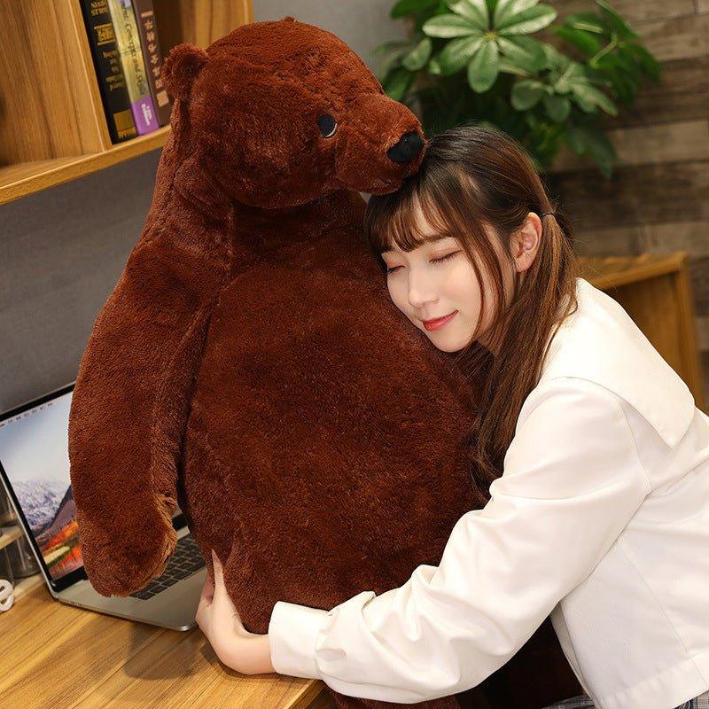 Grande peluche ourson marron 100 cm