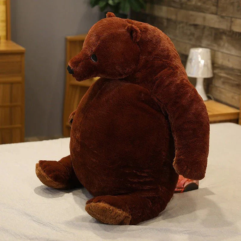 Grande peluche ourson marron 100 cm