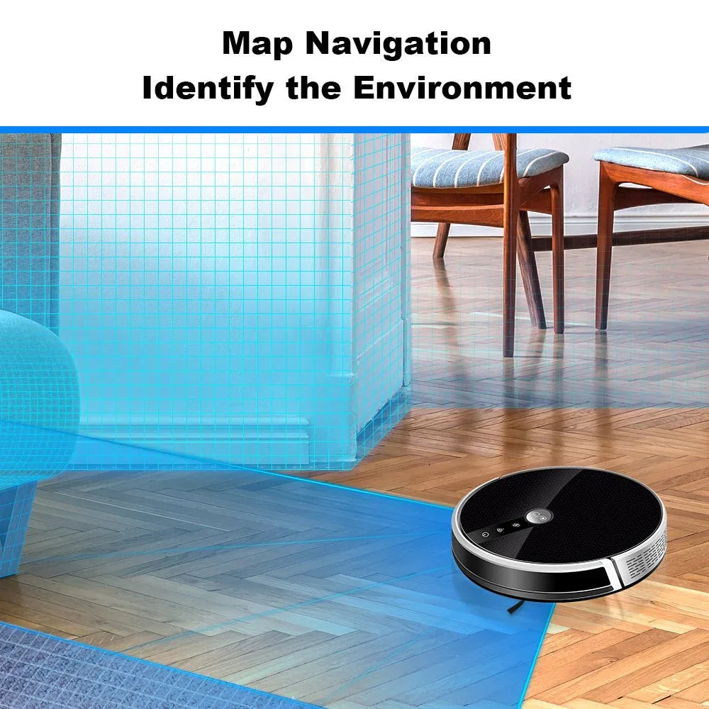 Robot Aspirateur Intelligent de Balayage et de Navigation Automatique
